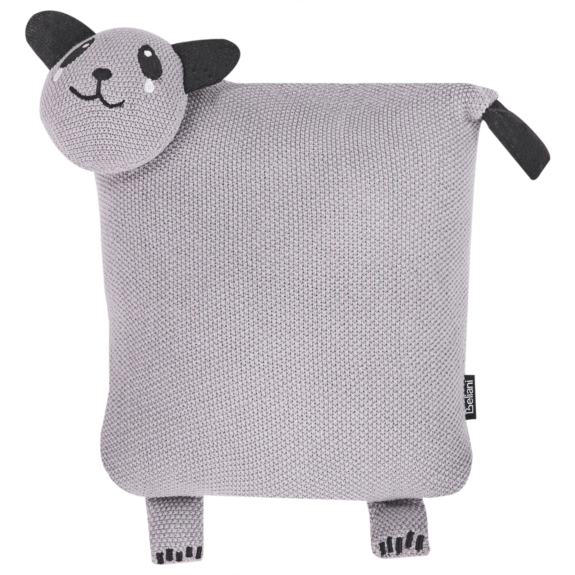 Sæt af 2 pyntepuder SHADOOR 35 x 35 cm Bomuld Panda Grå