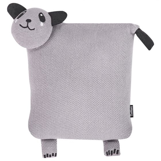 Sæt af 2 pyntepuder SHADOOR 35 x 35 cm Bomuld Panda Grå