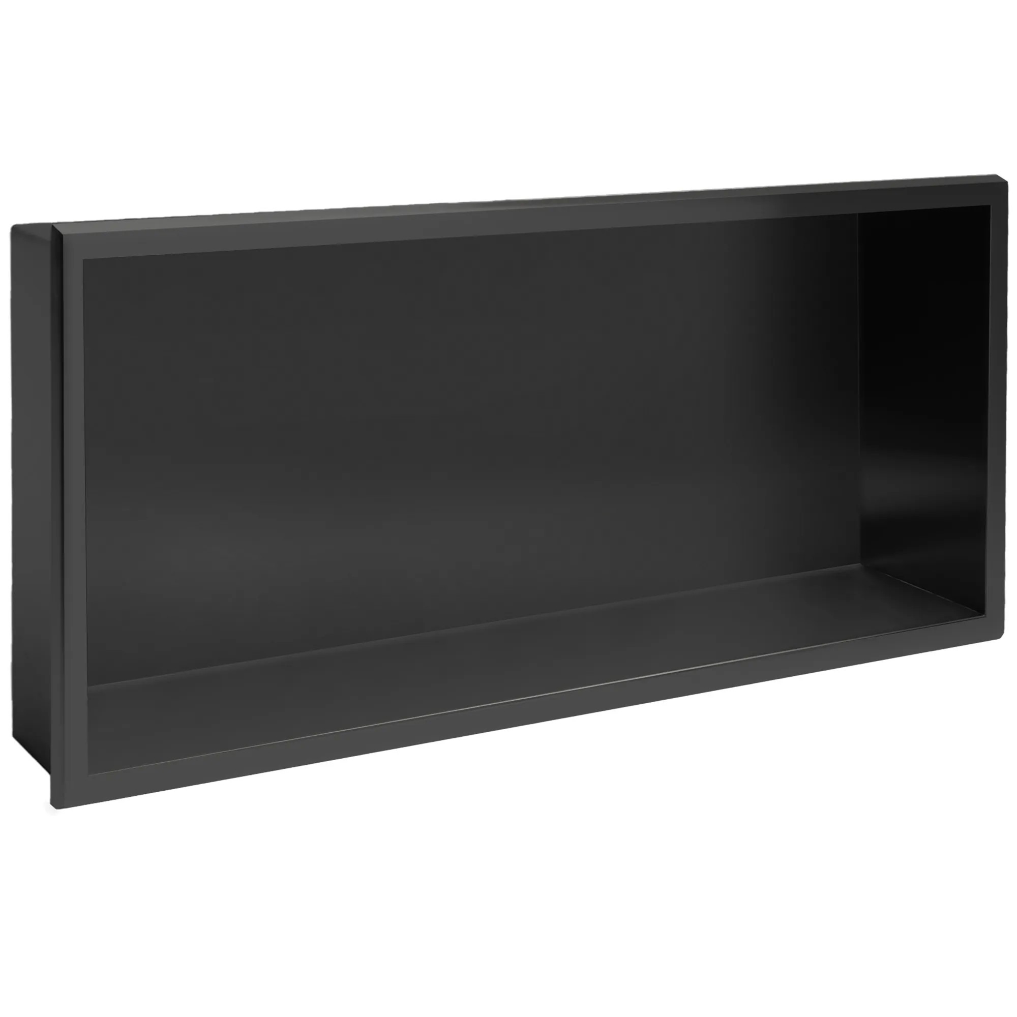 REA indbygget badeværelseshylde 6 30x60x10 Sort, 10x60x30cm