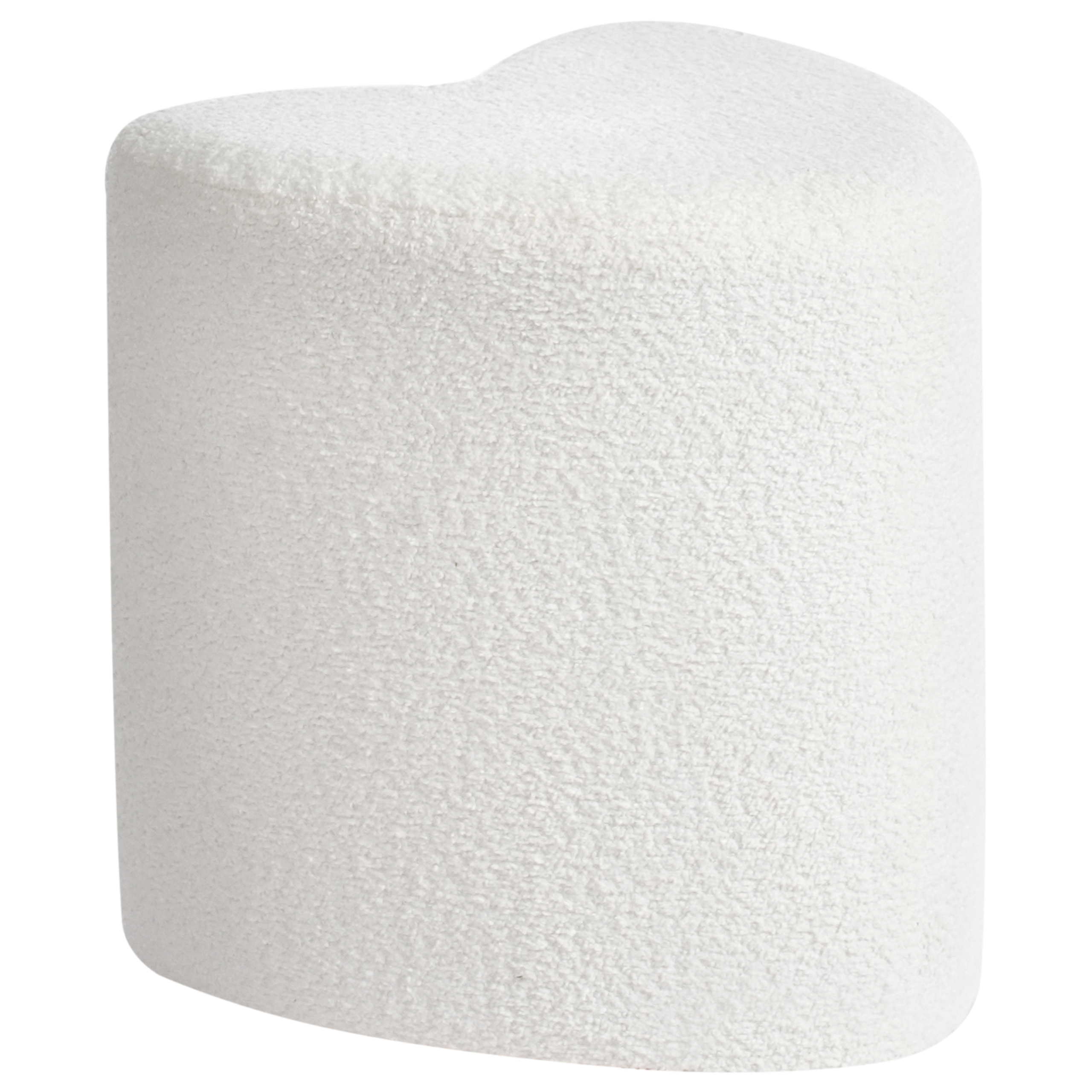 Puf SCOTIA Chenille Cremehvid