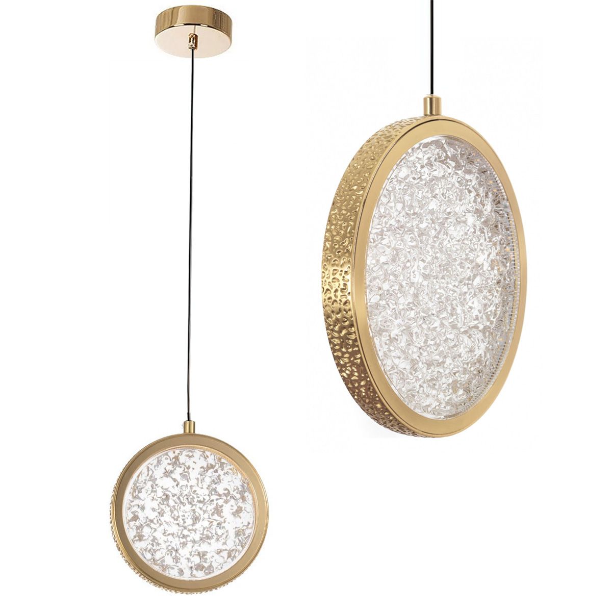 TOOLIGHT hængende loftlampe LED G089-1CP Gennemsigtig 20x20x20cm