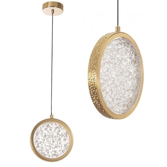 TOOLIGHT hængende loftlampe LED G089-1CP Gennemsigtig 20x20x20cm