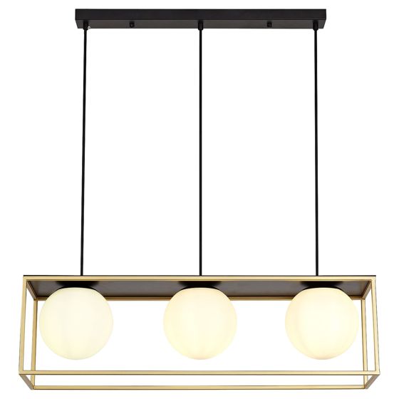 TOOLIGHT hængende loftlampe APP1164-3CP Guld/Hvid 29x29x15,5cm