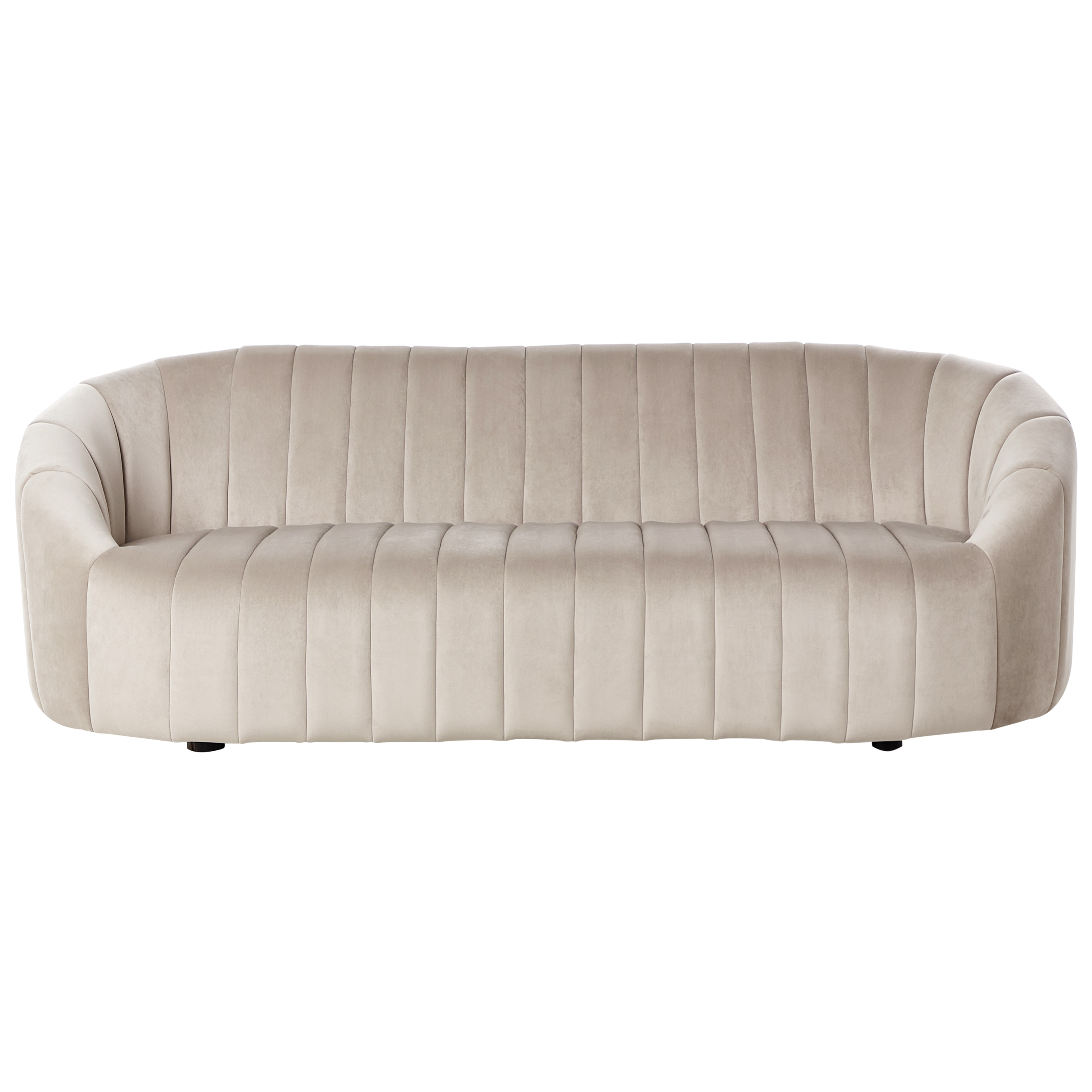 Sofa 3 personers MALUNG Velour Beige