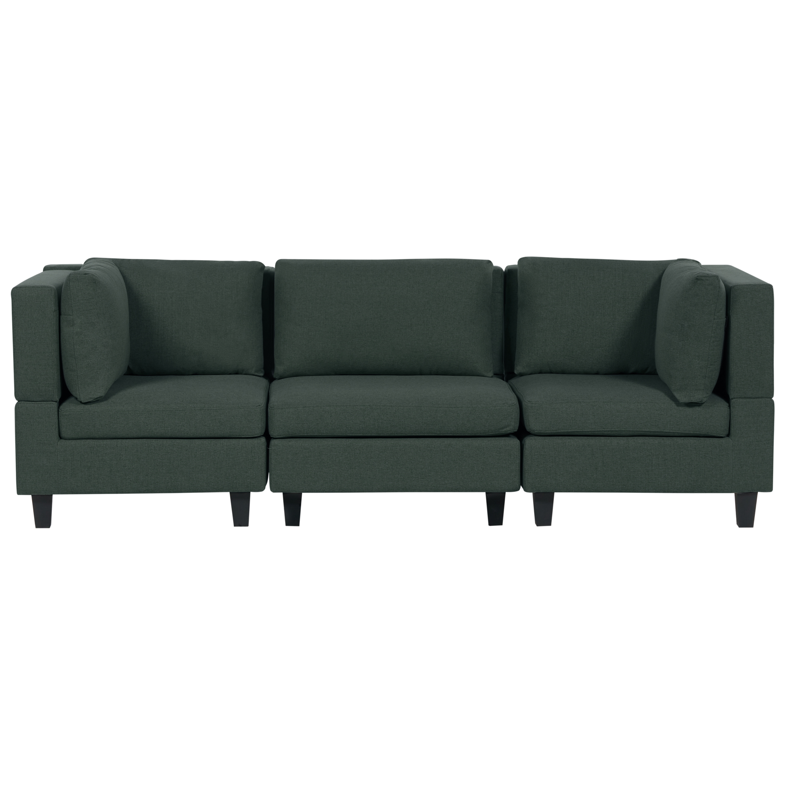 Modulsofa 3 personers UNSTAD Mørkegrøn