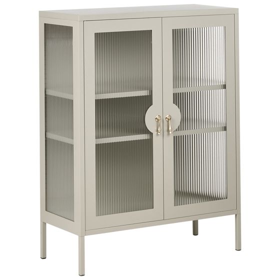 Kontorskab GLEORA Metal Lys Beige
