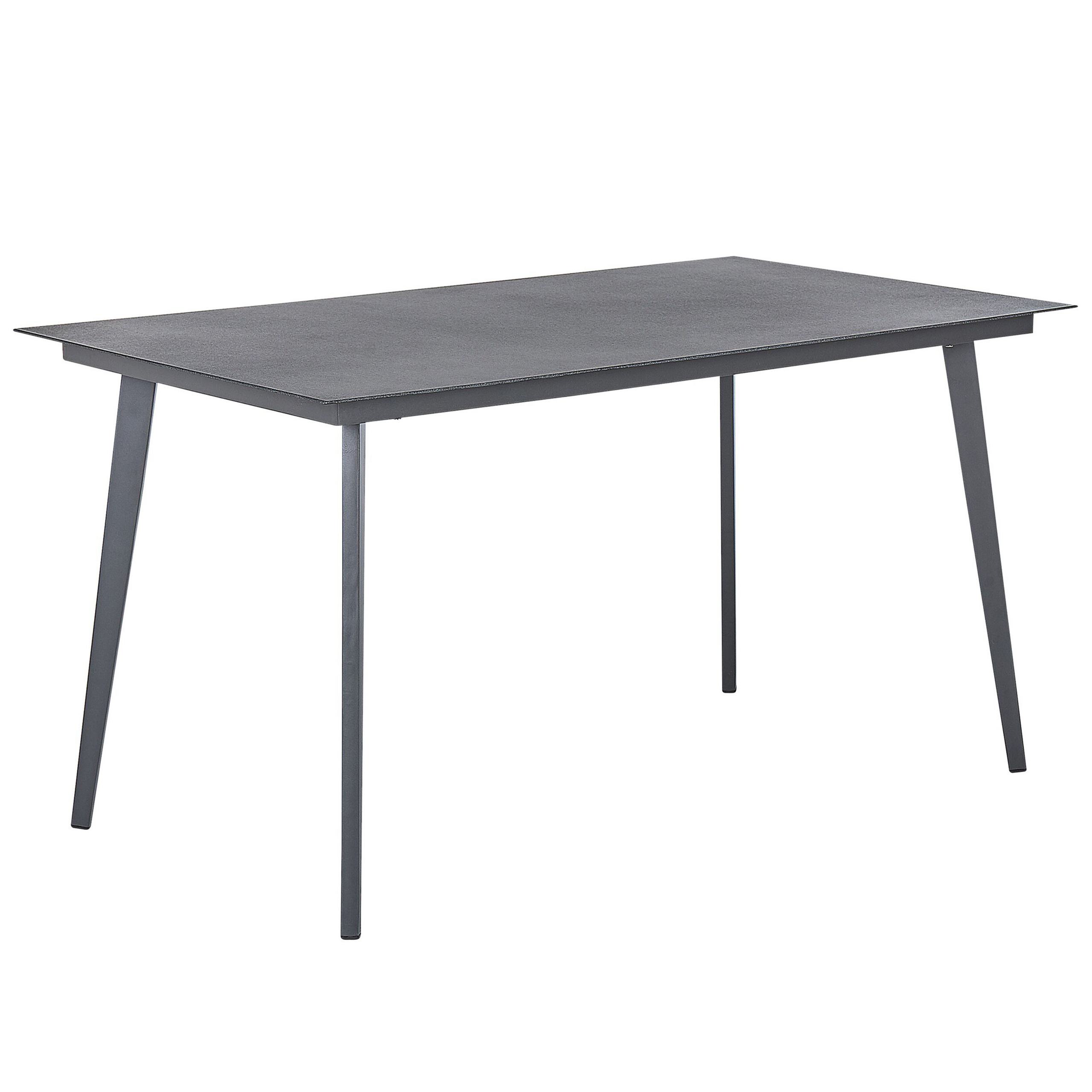 Havebord MILETO 140 cm 80 cm Glas Grå