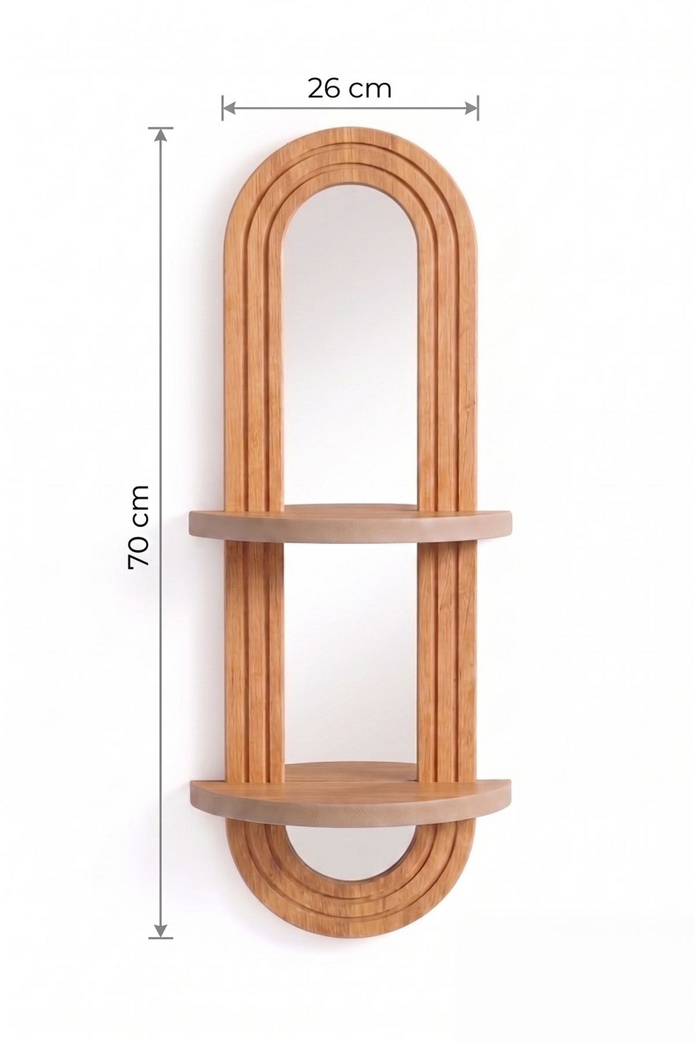 Norda Design Væghylde Cielo Shelf Variant 2 13 x 26 x 70 cm