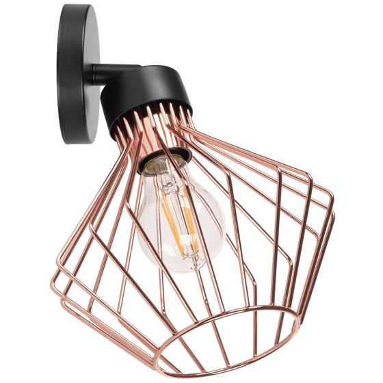 TOOLIGHT væglampe APP534-1W Sort/Guld 26x19x10cm