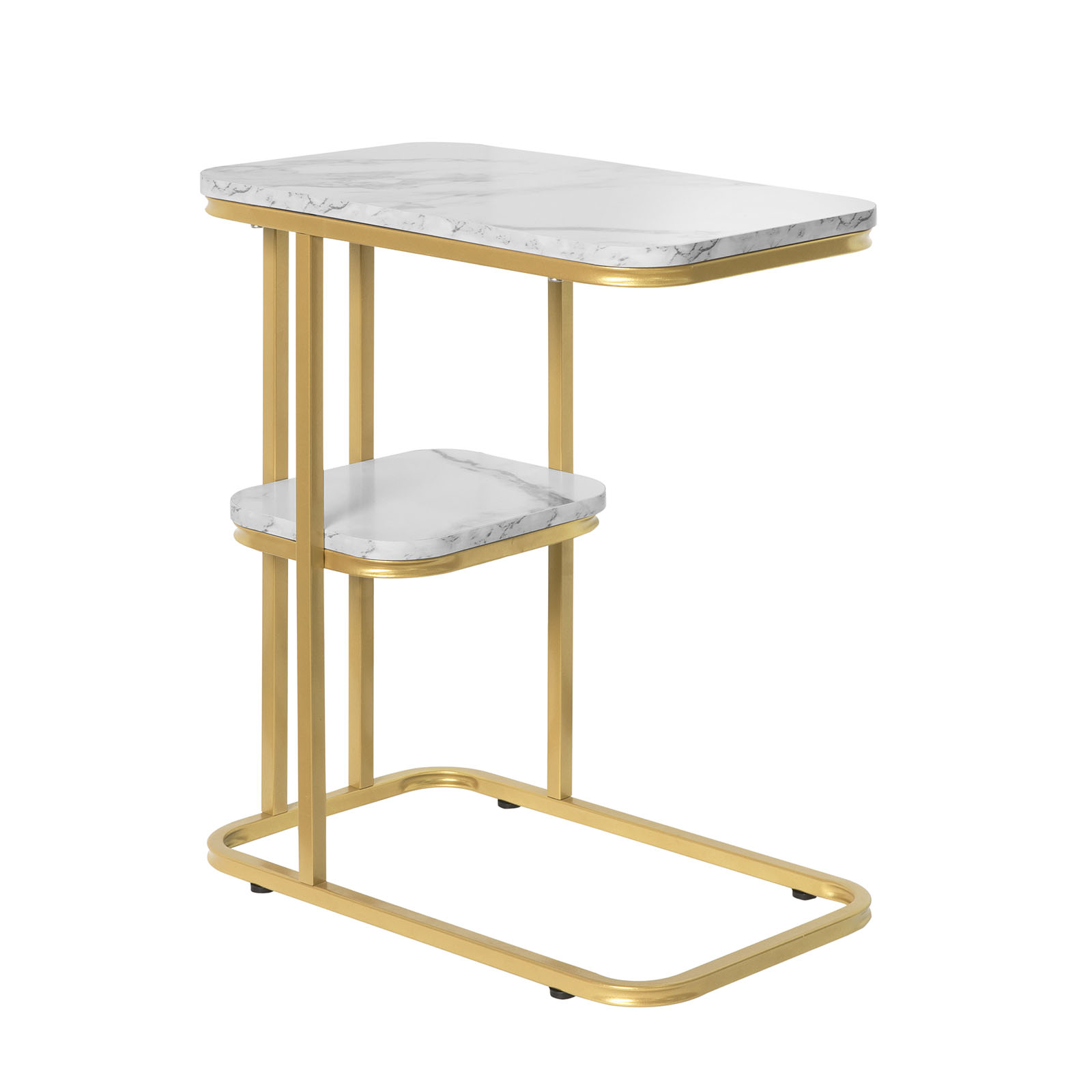 SoBuy Sofabord, bord dappoint, bord med hjul FBT110-G