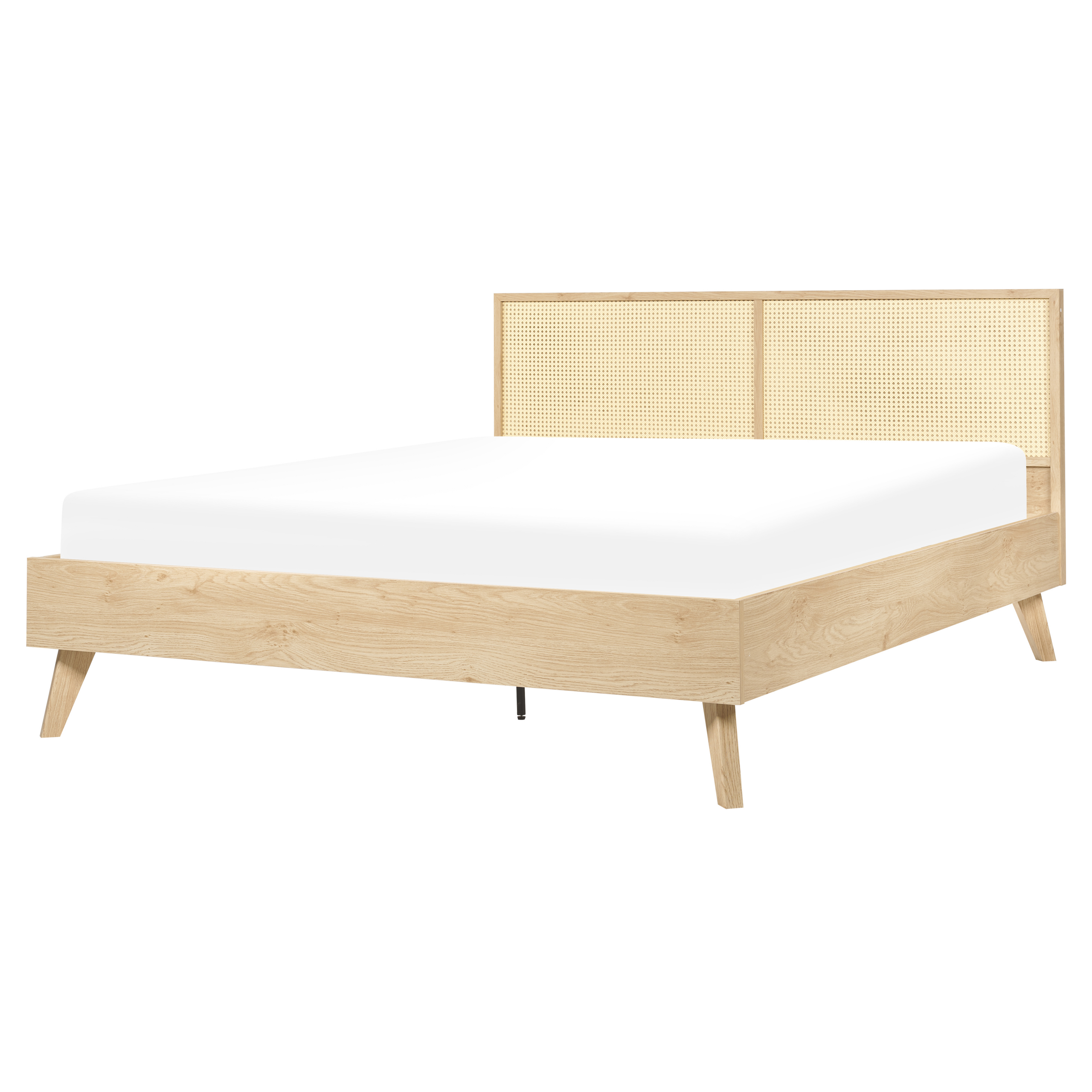 Seng Rattan MONPAZIER 160 x 200 cm Lysebrun