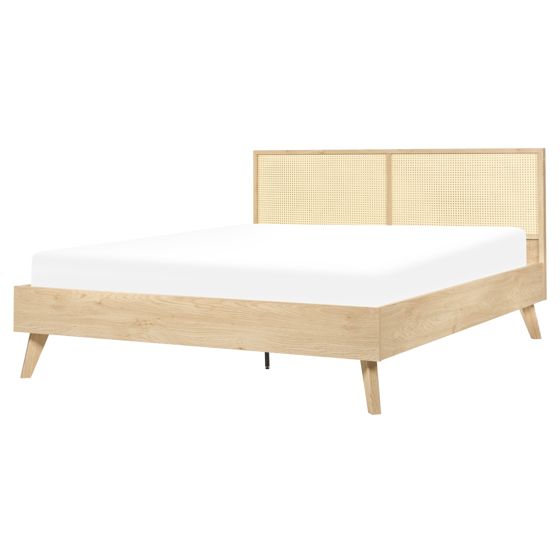 Seng Rattan MONPAZIER 160 x 200 cm Lysebrun