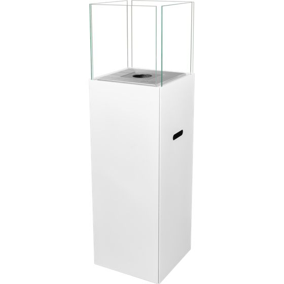 bioethanolpejs PATIO hvid mat med sikkerhedsglas