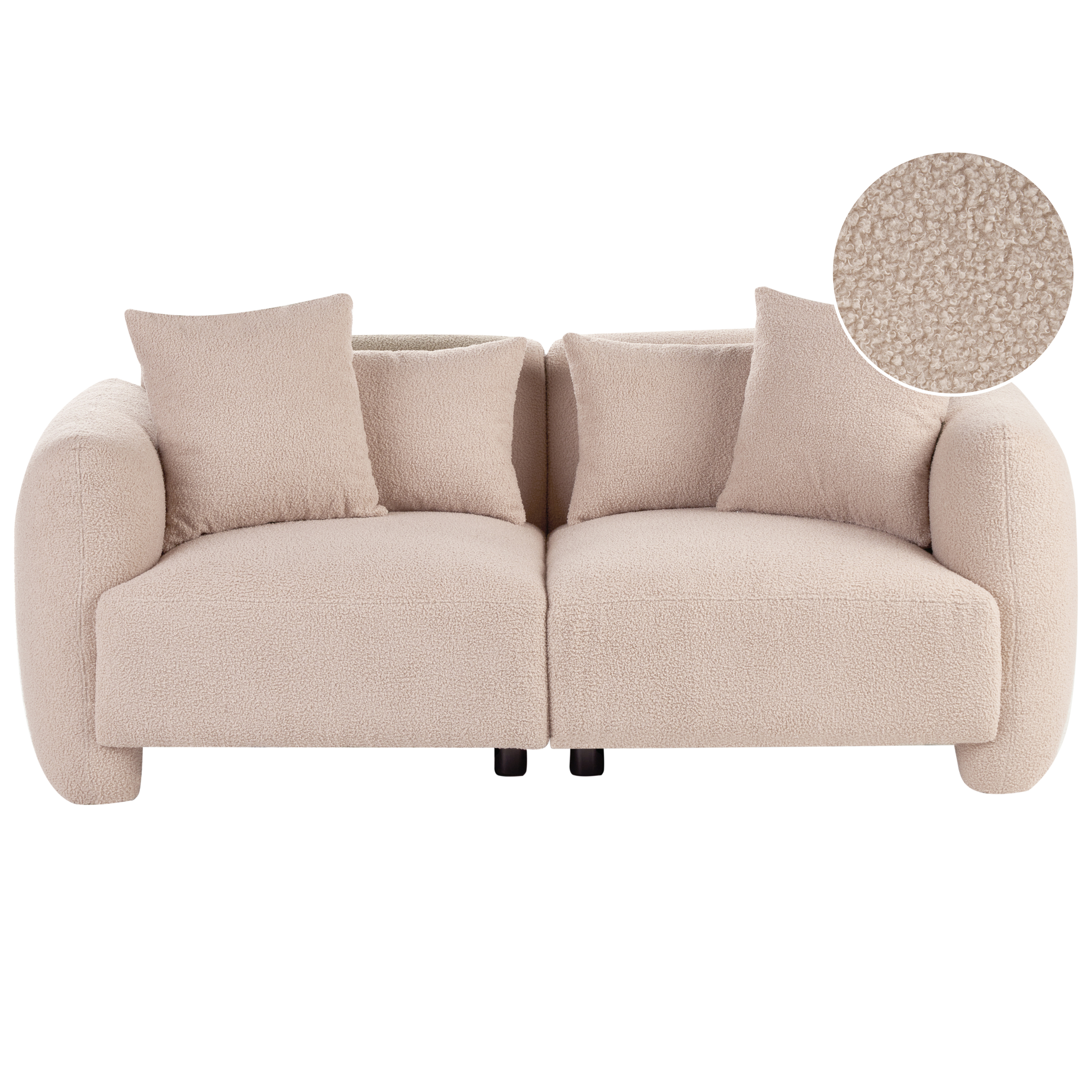 Sofa 3 personers EKENES Boucle Beige