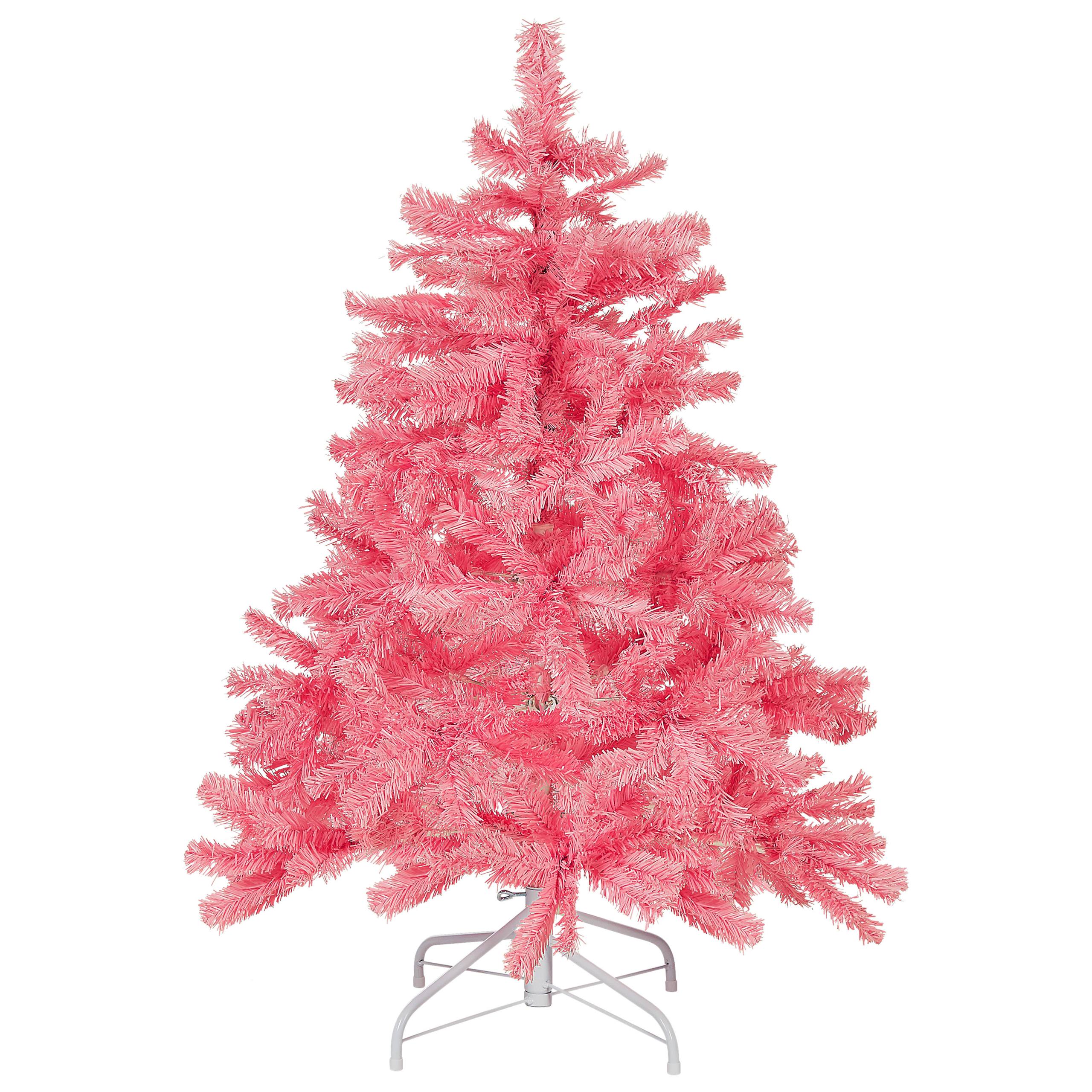 Kunstigt juletræ FARNHAM 120 cm Lyserød