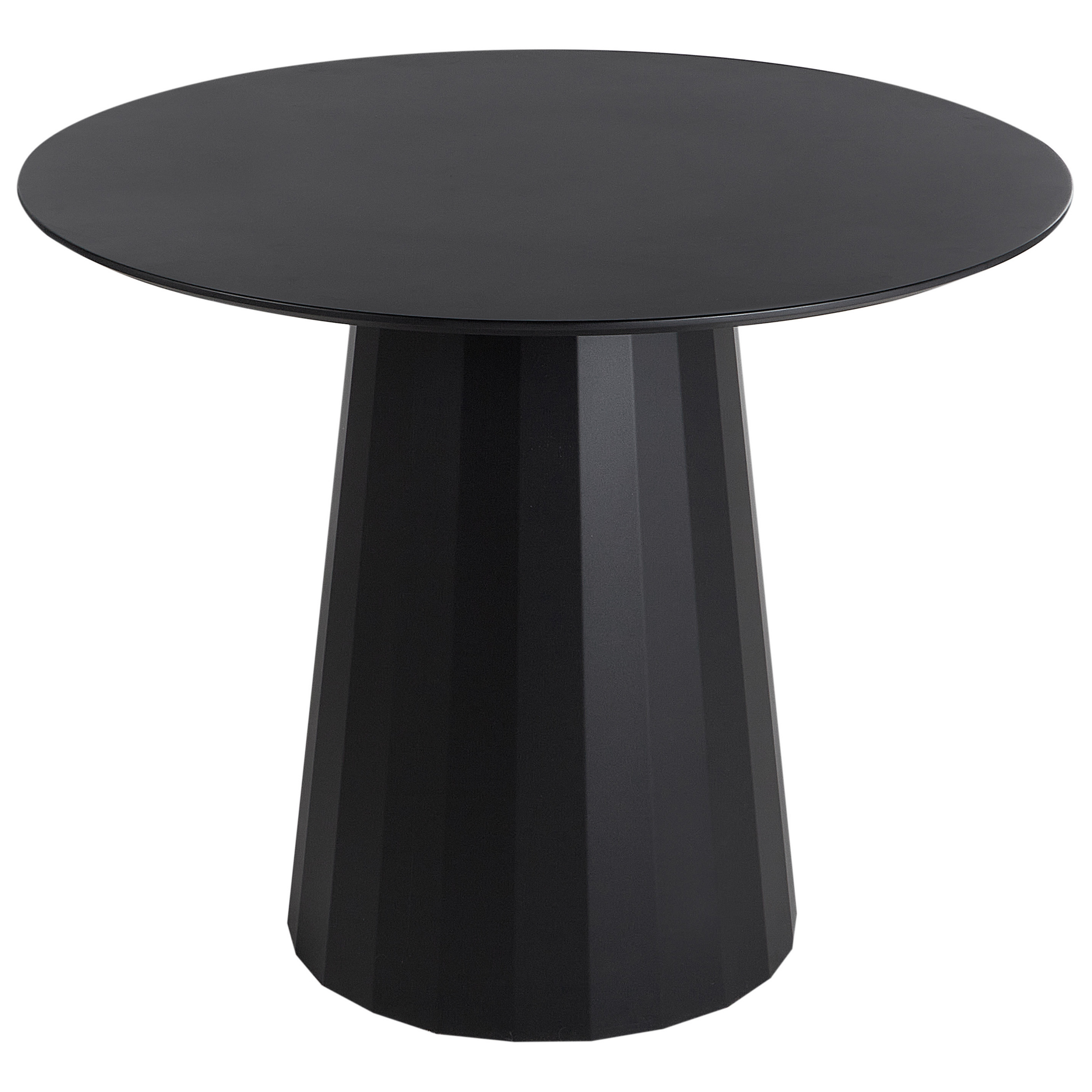 Spisebord PLATO Sort 100 cm 100 cm Metal