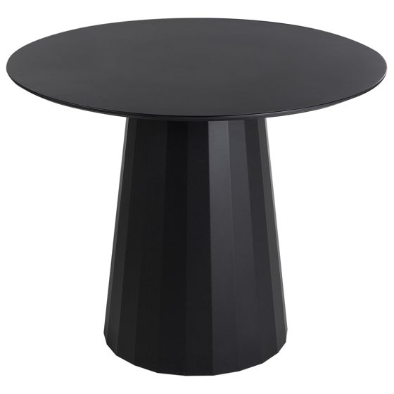 Spisebord PLATO Sort 100 cm 100 cm Metal