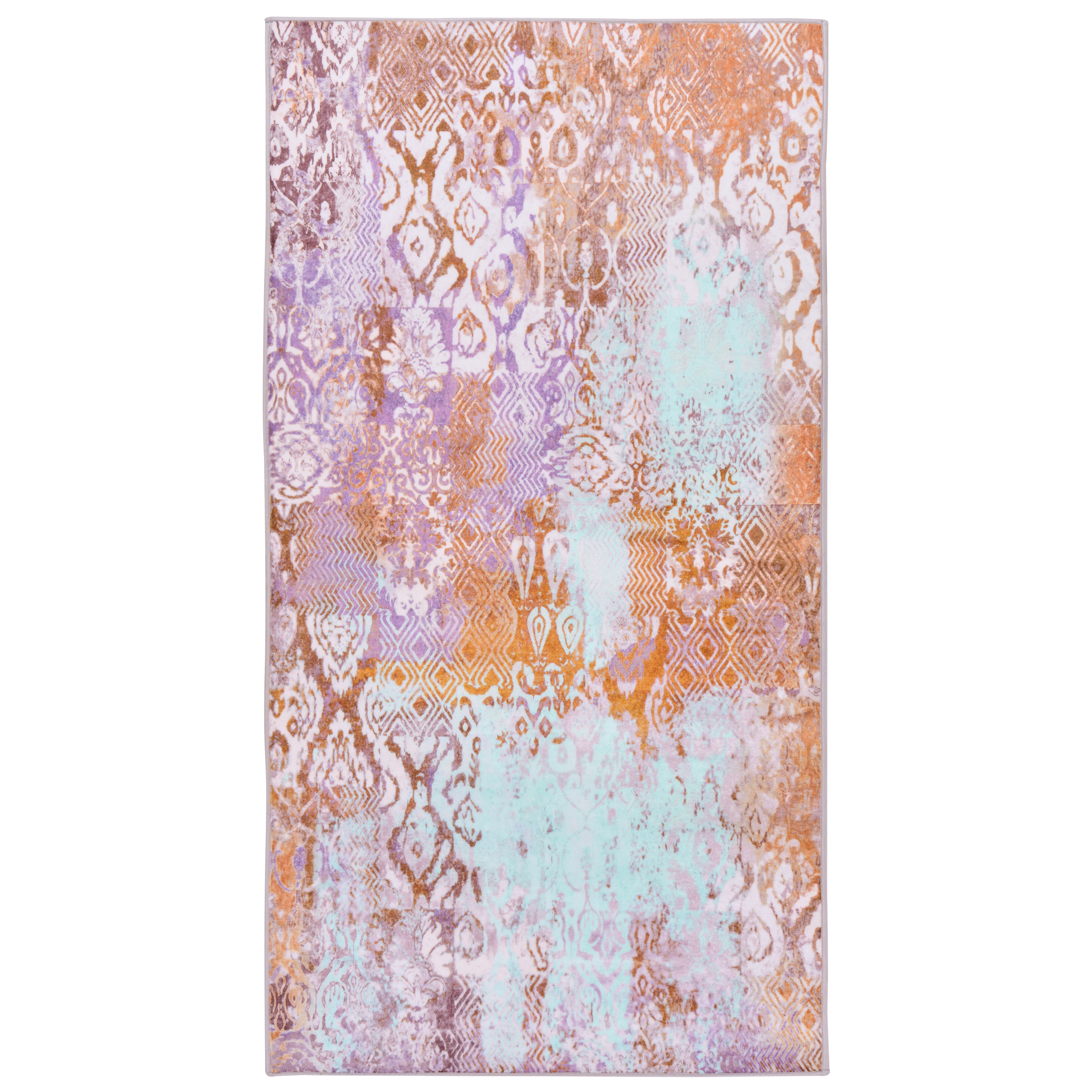 Gulvtæppe ZENVIRA Multifarvet 80 x 150 cm