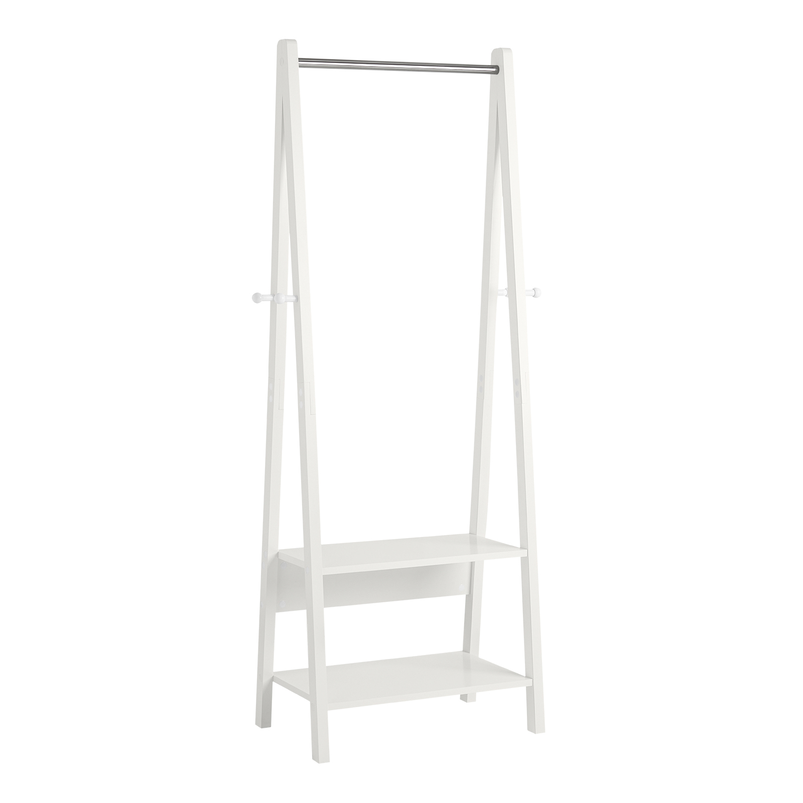 SoBuy garderoba, Telescopregal, tøjstativ FRG59-W