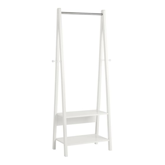 SoBuy garderoba, Telescopregal, tøjstativ FRG59-W