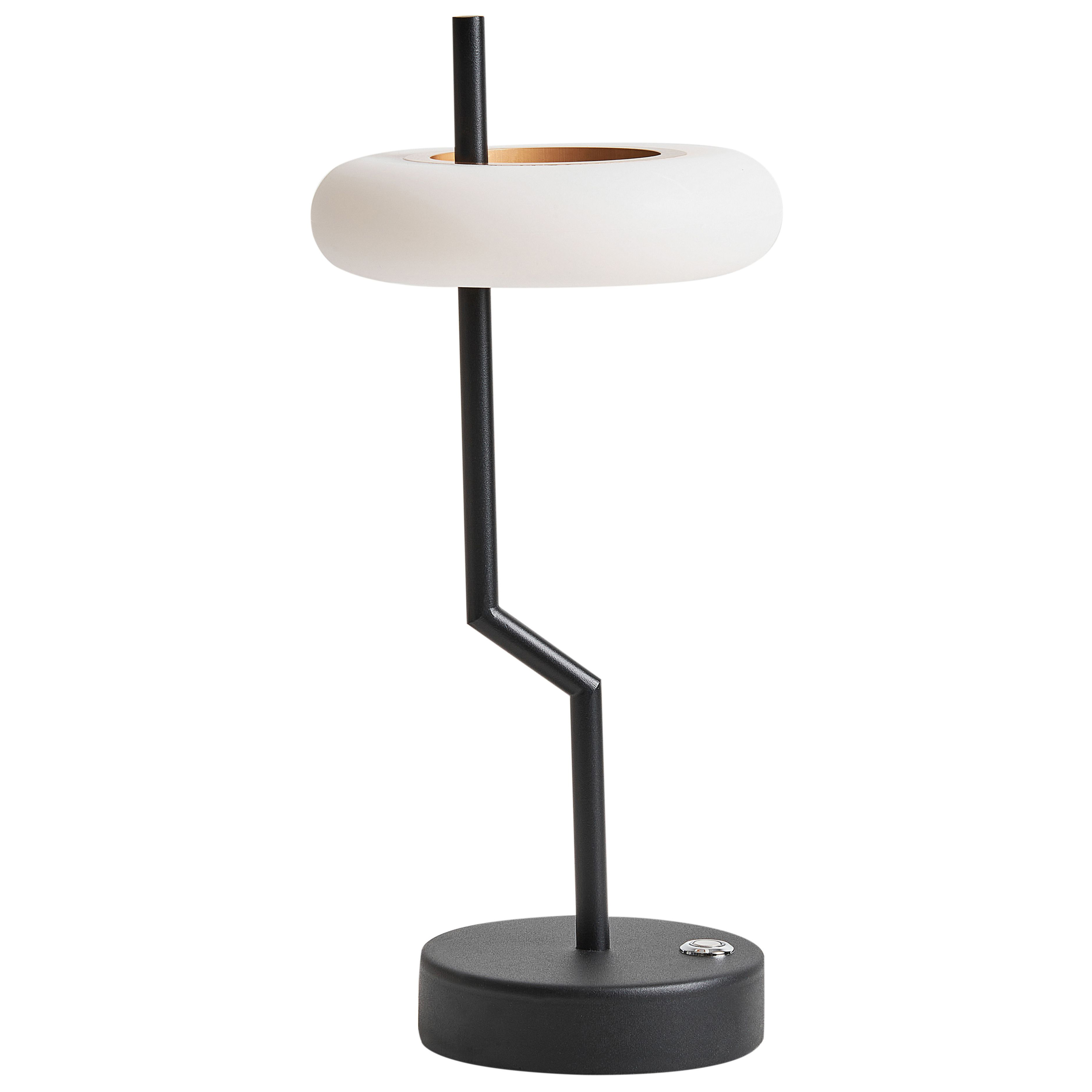 Trådløs LED-bordlampe ALVIELA Med dæmpning Metal Sort