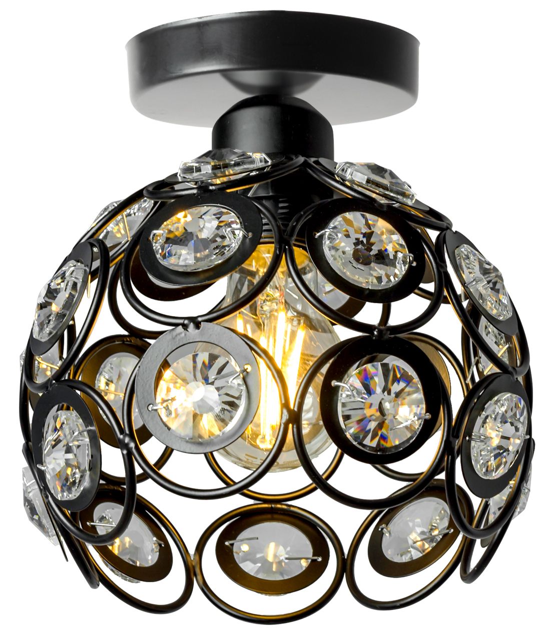 TOOLIGHT hængende loftlampe APP203-1C Sort 17x18x17cm