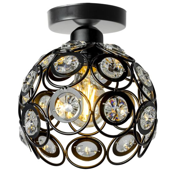 TOOLIGHT hængende loftlampe APP203-1C Sort 17x18x17cm