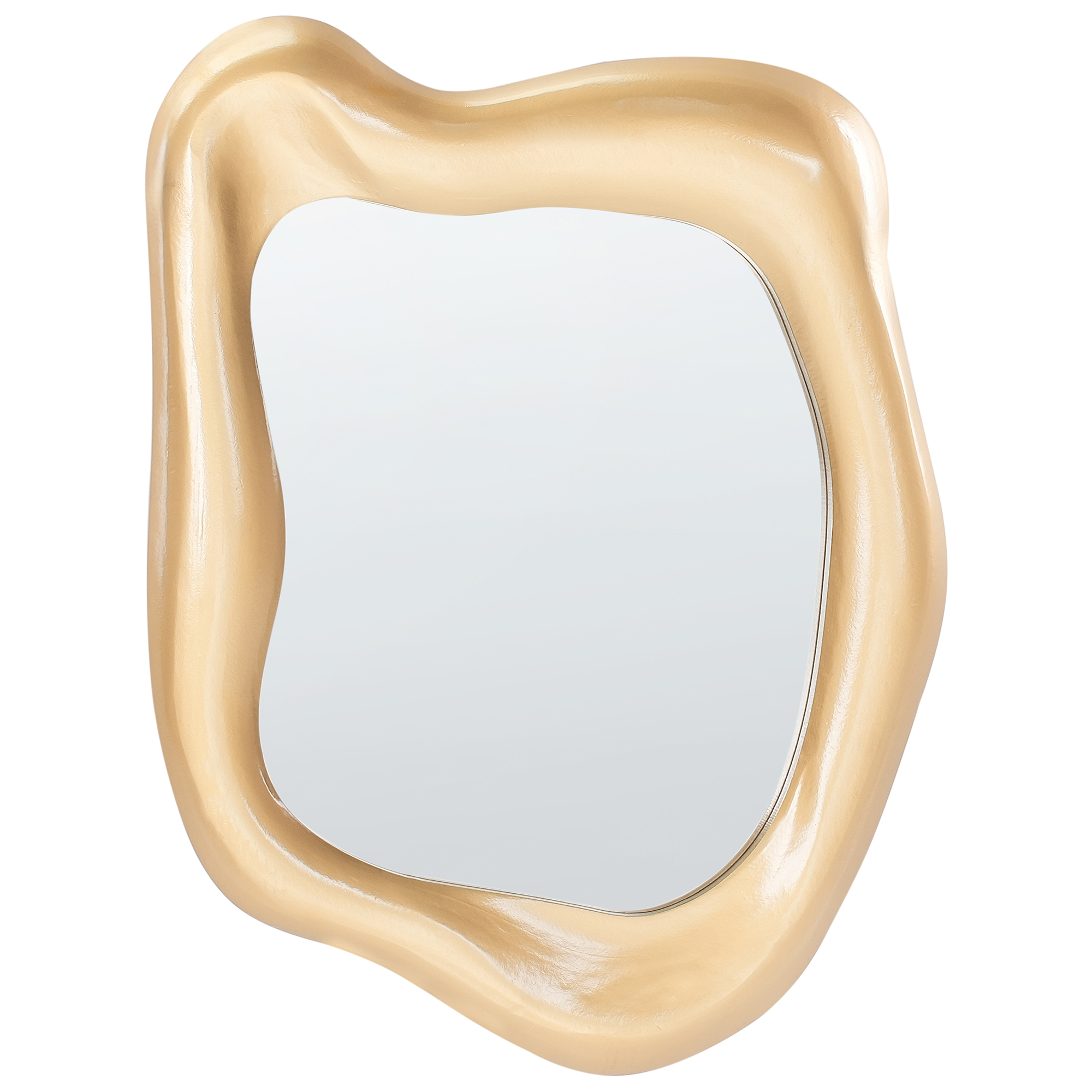 Vægspejl SANTEC 59 cm 77 cm Guld