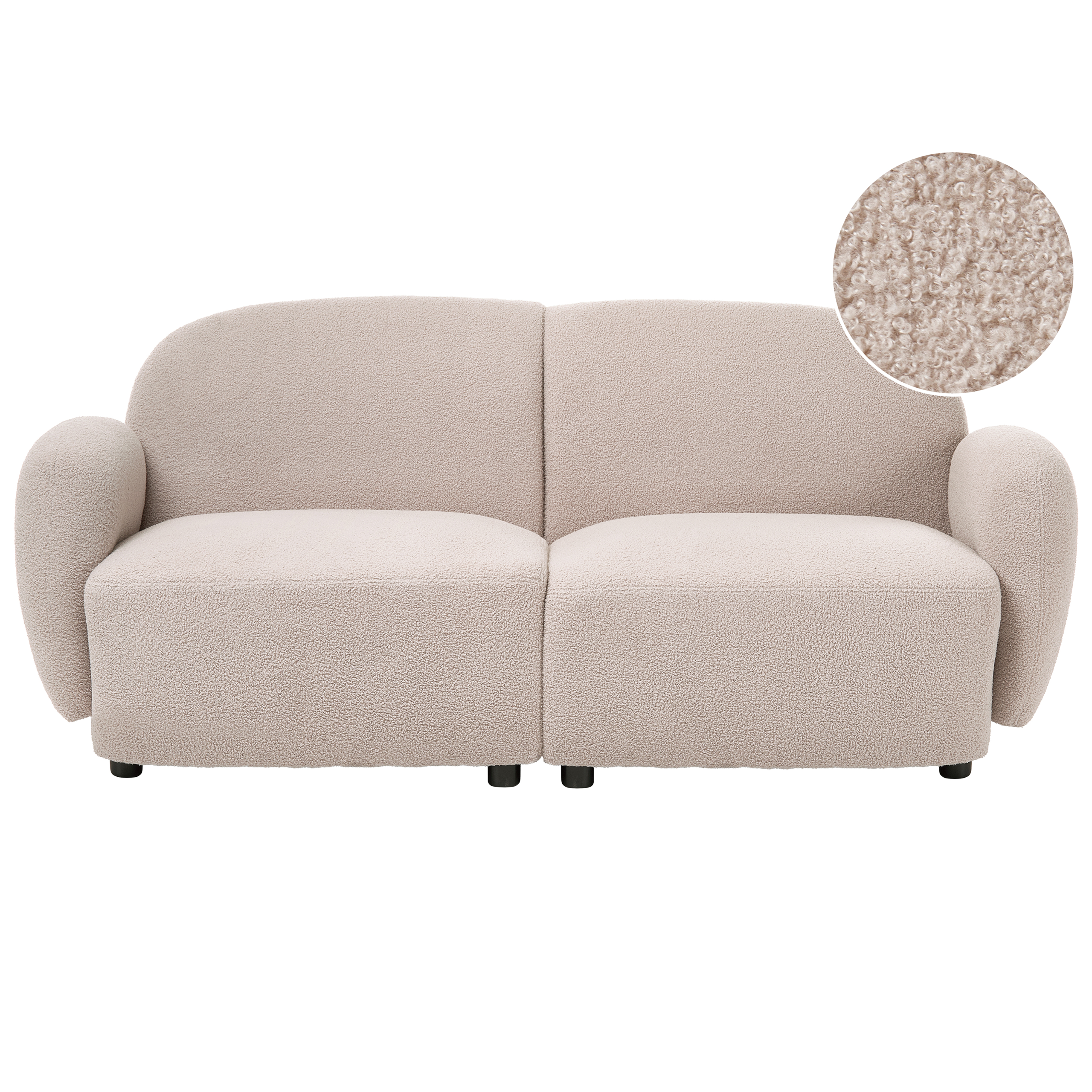Sofa 3 personers JULE Boucle Beige