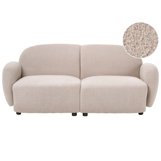 Sofa 3 personers JULE Boucle Beige