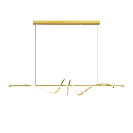 TOOLIGHT hængende loftlampe LHJ024-CP 120cm LED Guld 120x20x20cm