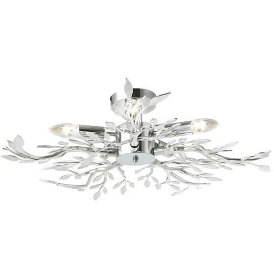 Toolight Loftslampe EBT021-5C Krom 71x71x16cm