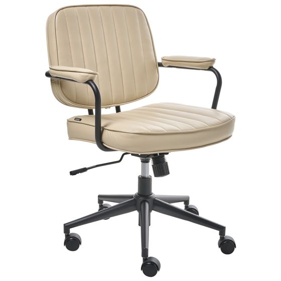 Skrivebordsstol BERNE Kunstlæder Beige