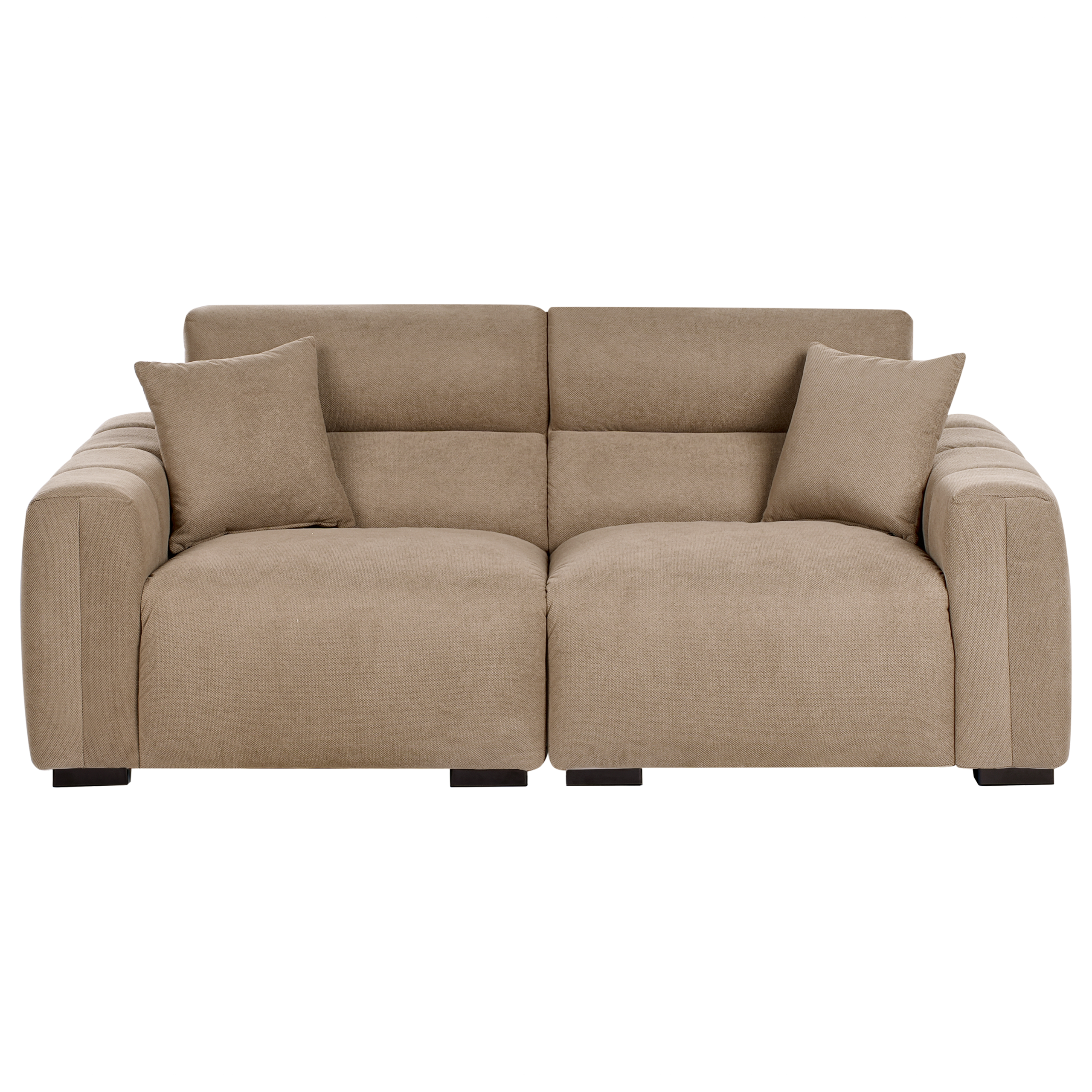 Sofa 3 personers FAUSKAN Brun
