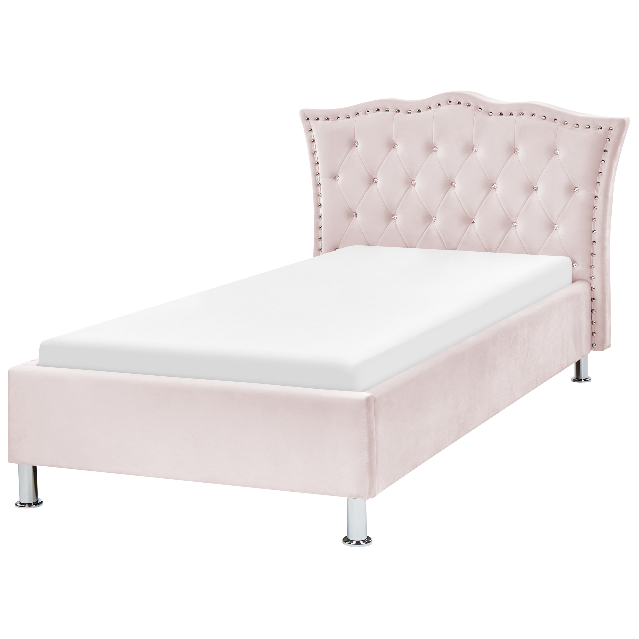 Seng Velour METZ 90 x 200 cm Pastellrosa