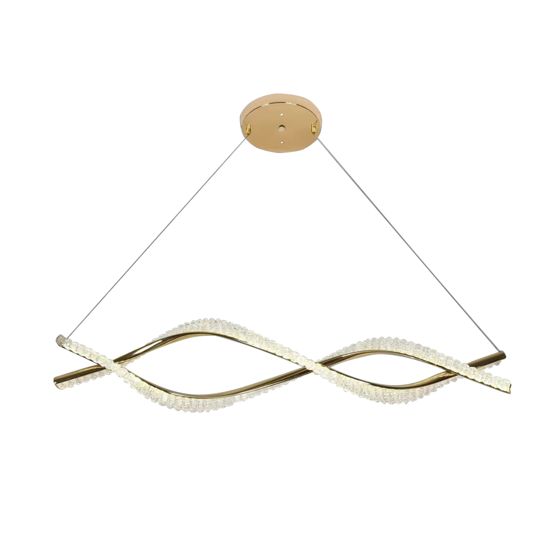 TOOLIGHT hængende loftlampe LED G033-CP Guld 95x95x21cm