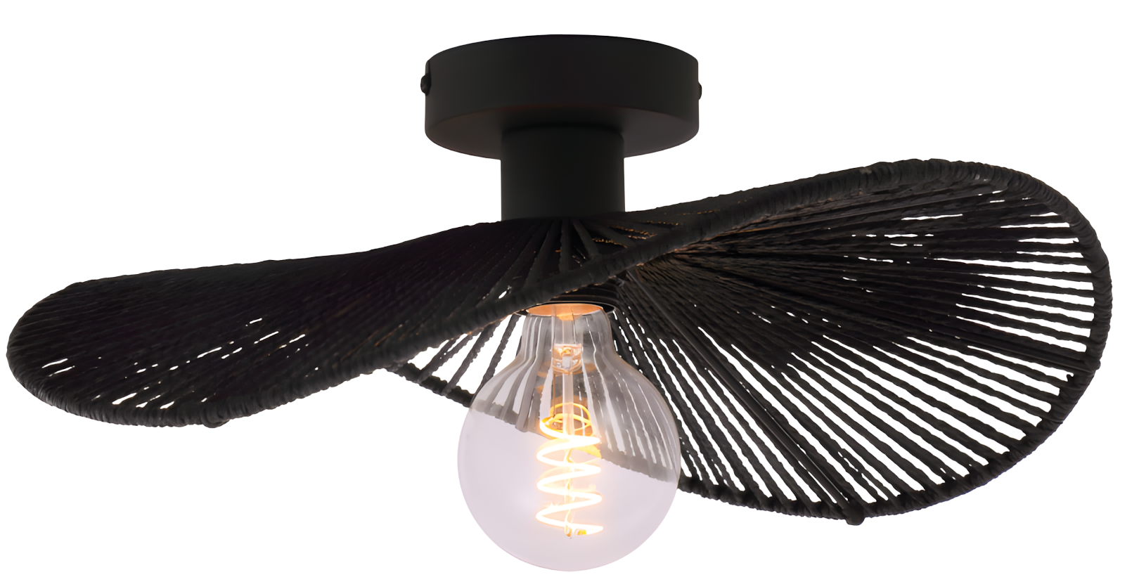 TOOLIGHT loftlampe APP1832-1C Sort 41x41x17cm