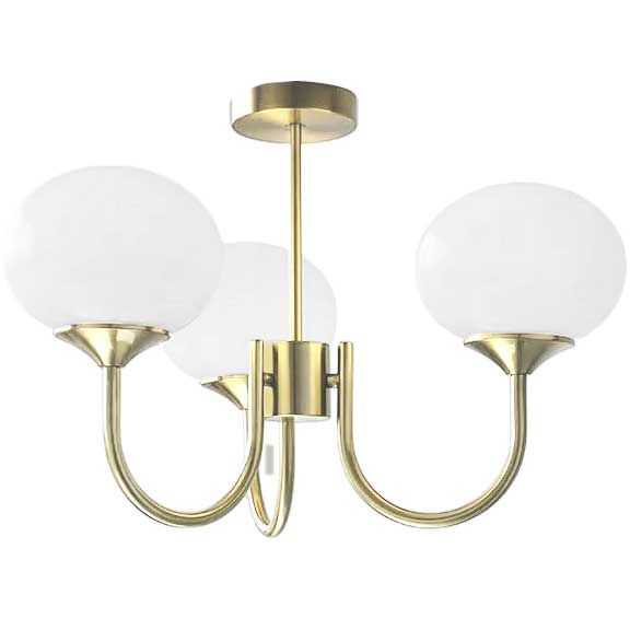 TOOLIGHT hængende loftlampe APP1579-3CP Guld 50x50x50cm