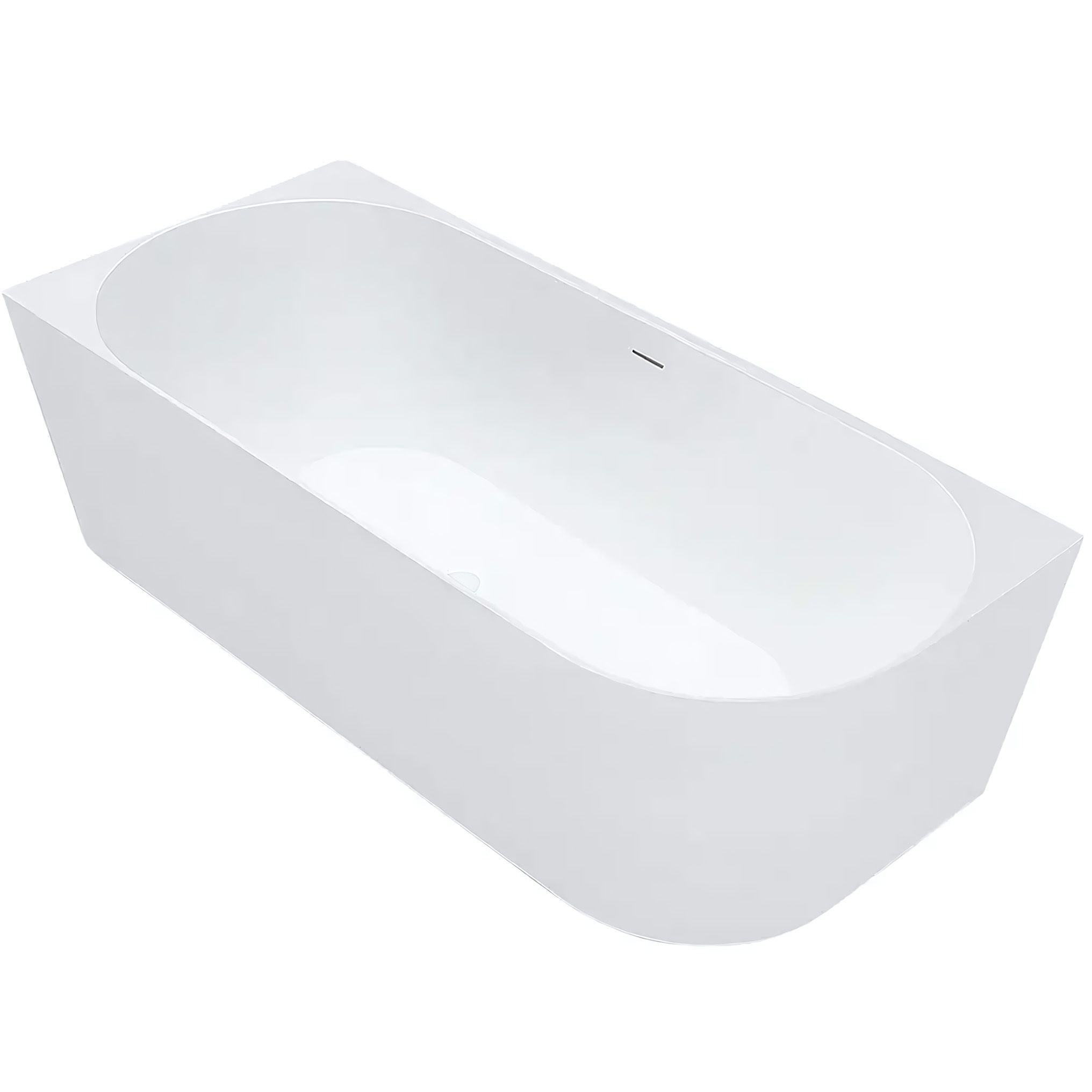 REA hjørnebadekar BELLANTO SLIM 170 Venstre Hvid, 170x79x58cm