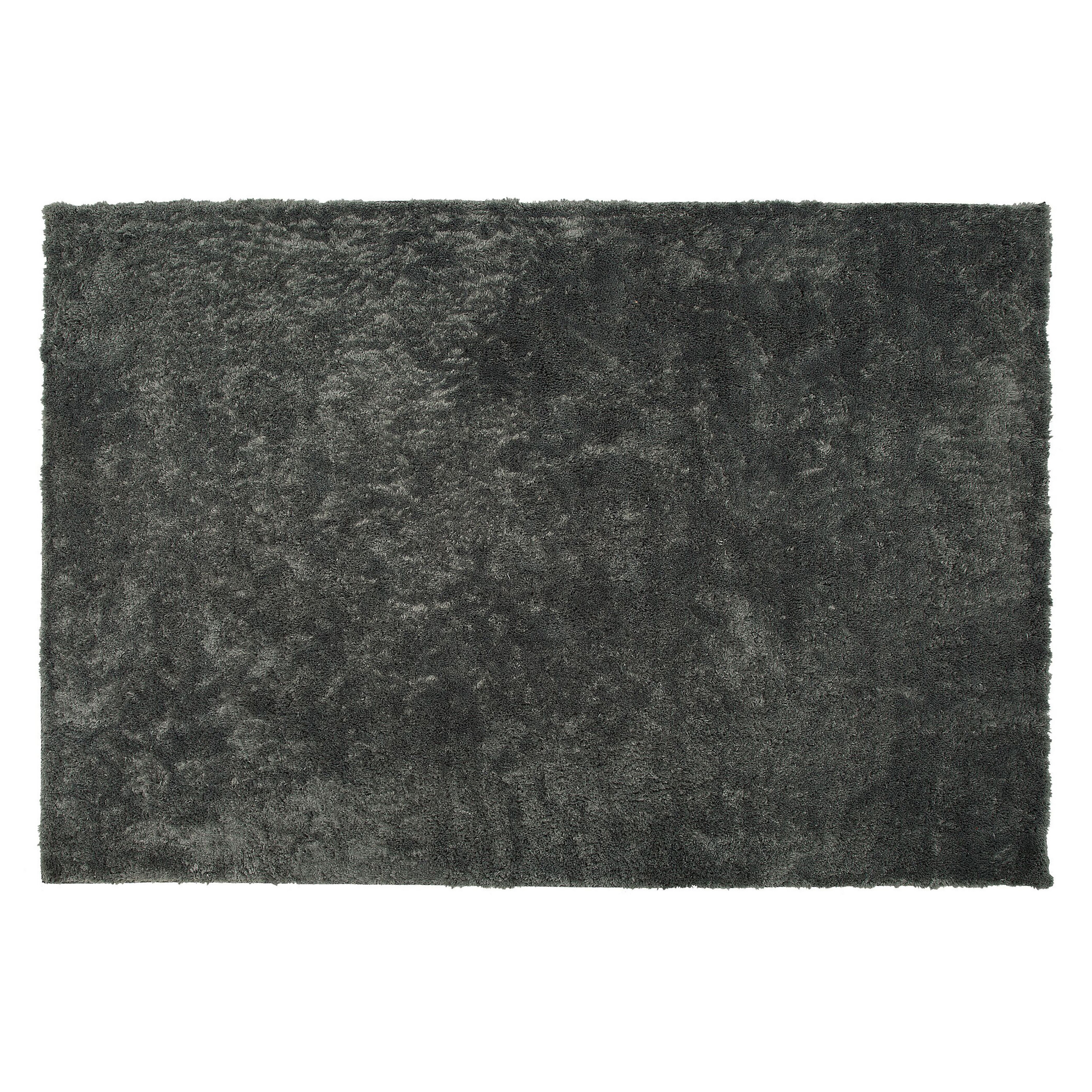Shaggy gulvtæppe EVREN Mørkegrå 140 x 200 cm