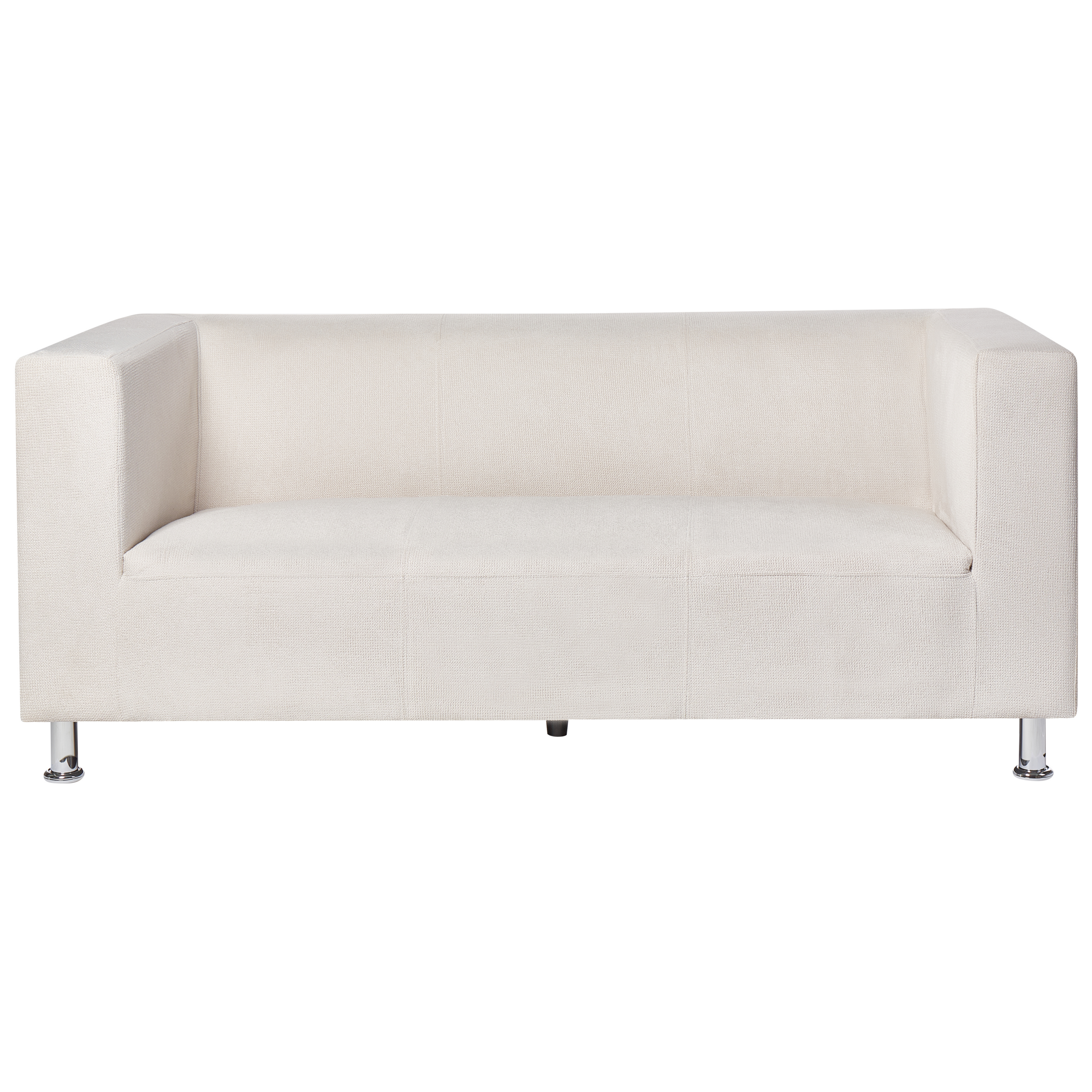 Sofa 3 personers FLORO Chenille Cremehvid