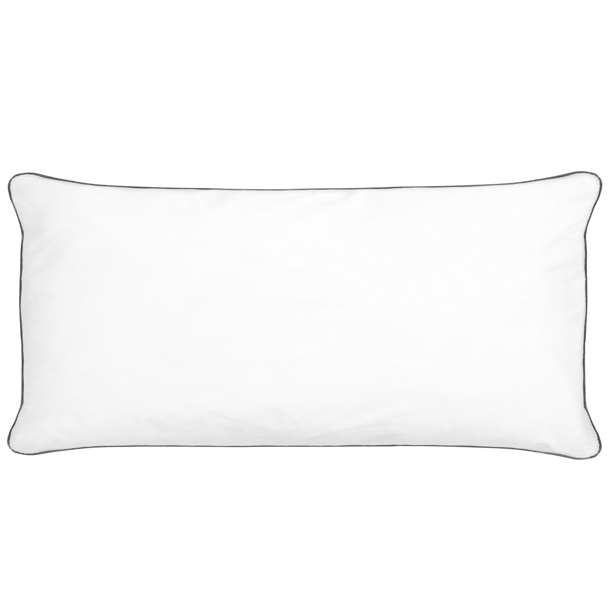 Hovedpude PELISTER Høj 40 x 80 cm Microfiber Hvid