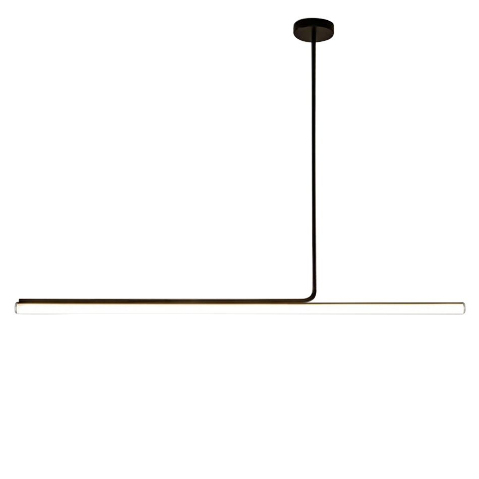 TOOLIGHT hængende loftlampe LED APP1659-CP 120CM Sort 120,5x3x88cm