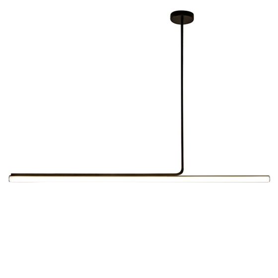 TOOLIGHT hængende loftlampe LED APP1659-CP 120CM Sort 120,5x3x88cm