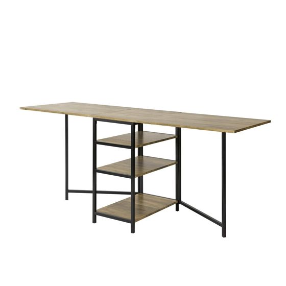 SoBuy lille skrivebord, Skrivebord, Skrivebord med skuffer FWT62-N
