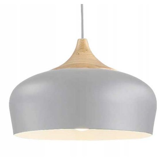 TOOLIGHT hængende loftlampe APP182-1CP BARI Grå 35x35x29cm