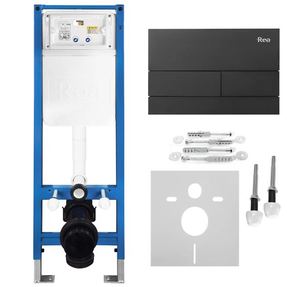 REA indbygningscisterne SLIM 024N Hvid, 22x35,2x106,2cm