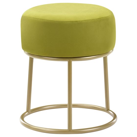 Taburet DELCO Velour Limegrøn