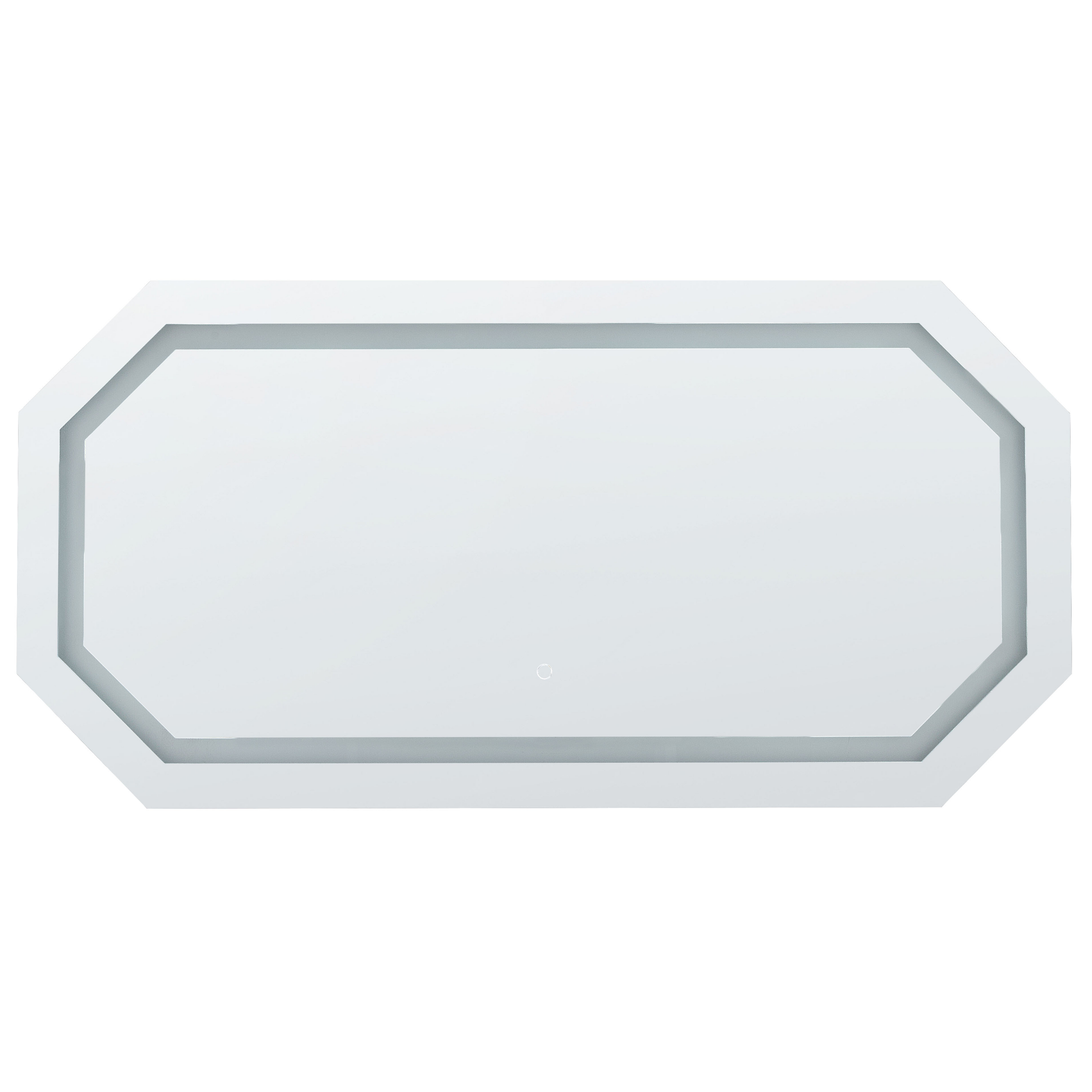 LED-badeværelsesspejl LOCMARIAQUER 120 cm 60 cm Sølv