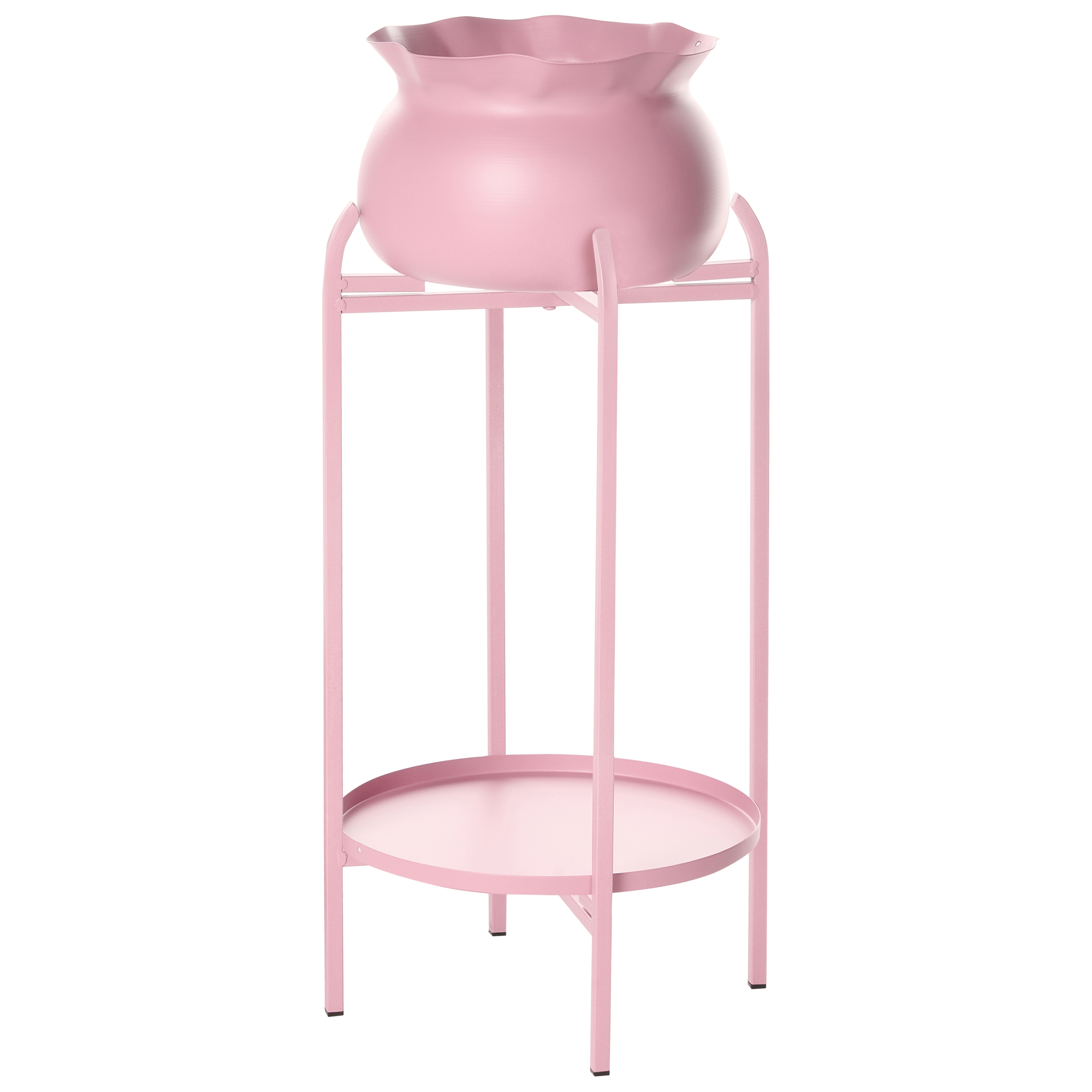Plantestativ MOKUREN 25 cm Metal Lyserød